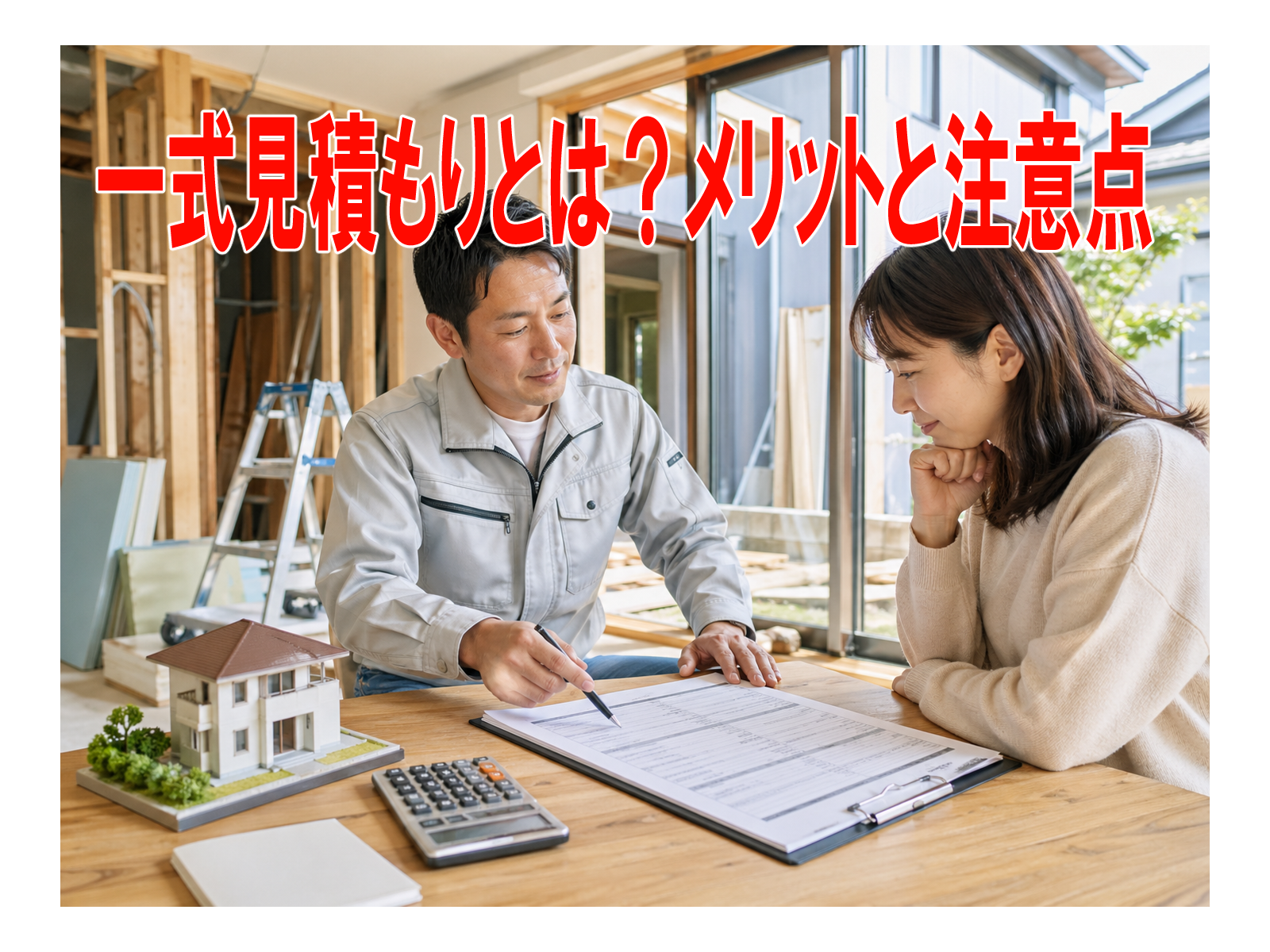 一式見積もりとは？メリットと注意点