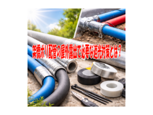 架橋ポリ配管の屋外露出で必要な遮光対策とは？