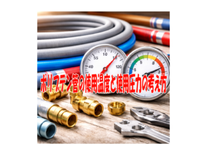 ポリブテン管の使用温度と使用圧力の考え方