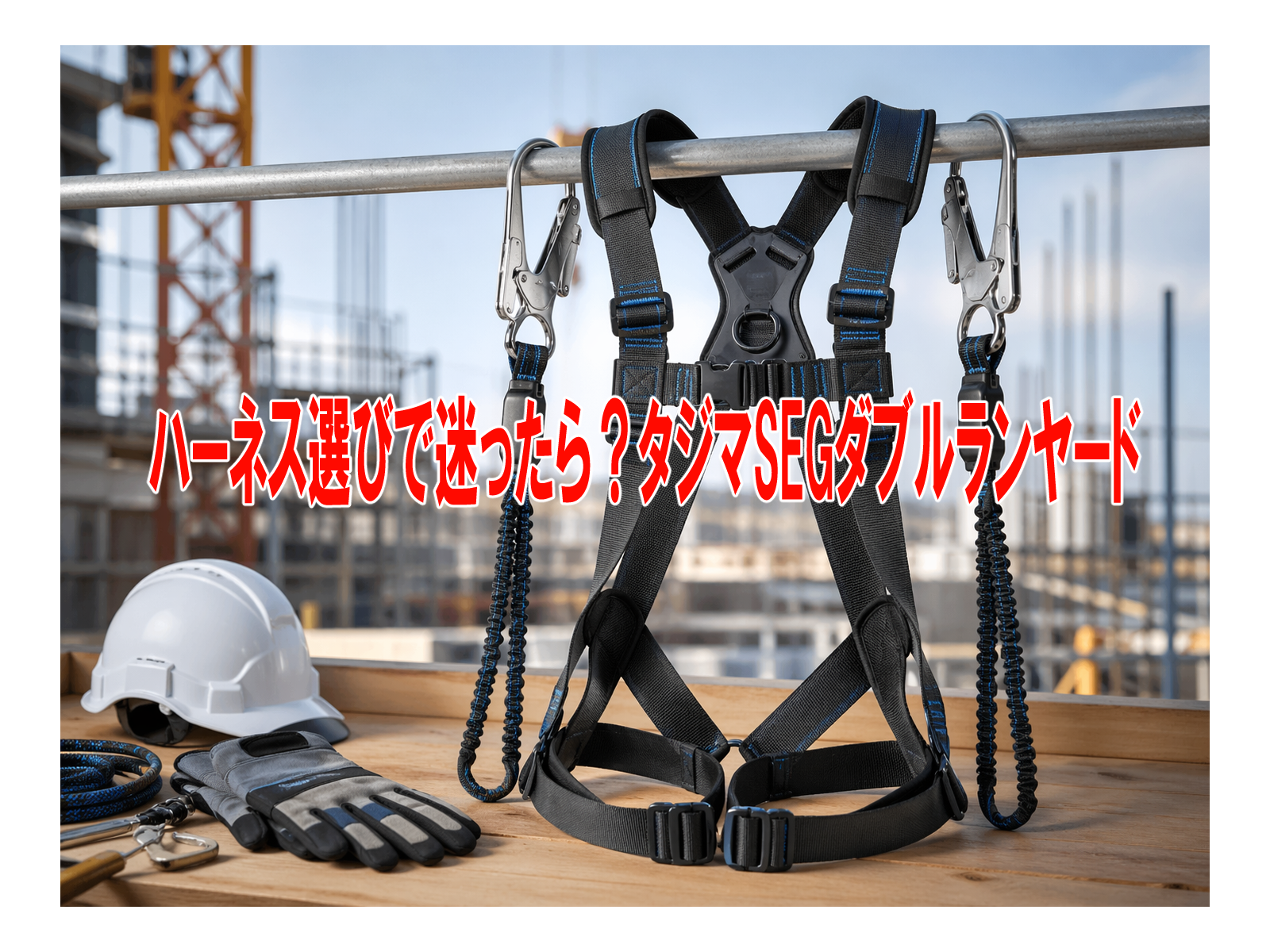 ハーネス選びで迷ったら？タジマSEGダブルランヤード