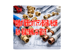 架橋ポリ配管とポリブテン管の違いを比較 給水・給湯で後悔しない選び方