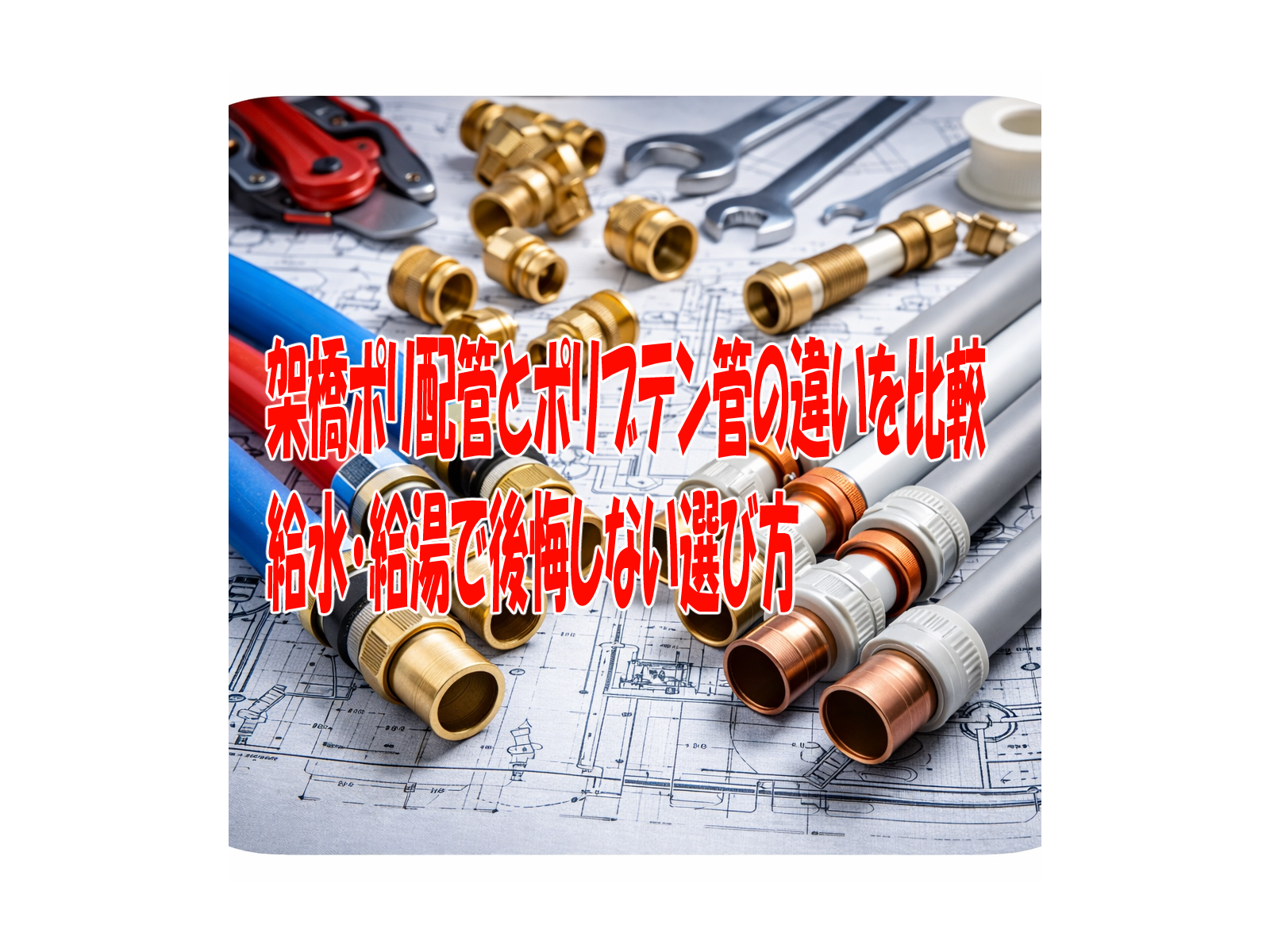 架橋ポリ配管とポリブテン管の違いを比較 給水・給湯で後悔しない選び方