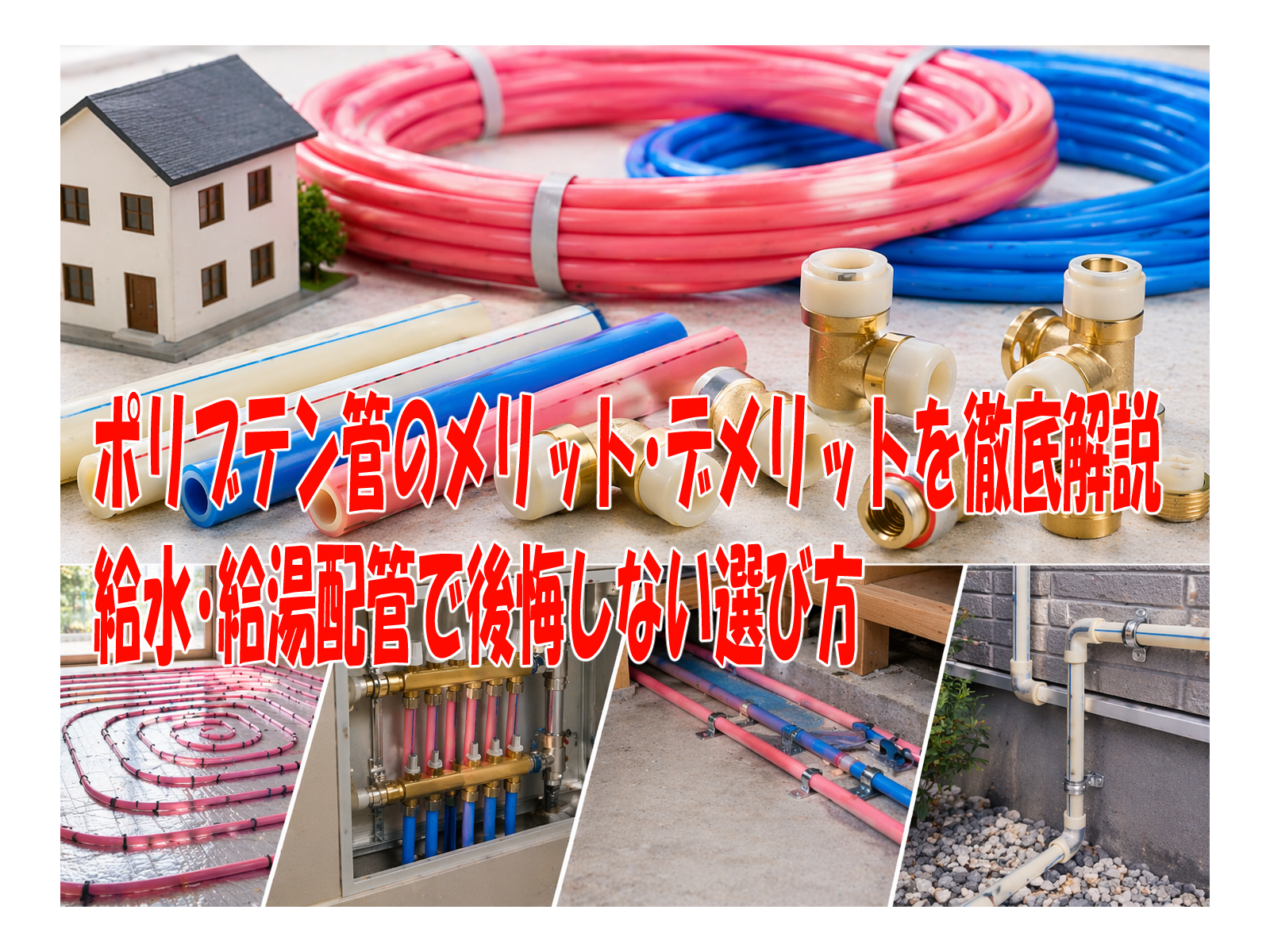 ポリブテン管のメリット・デメリットを徹底解説 給水・給湯配管で後悔しない選び方