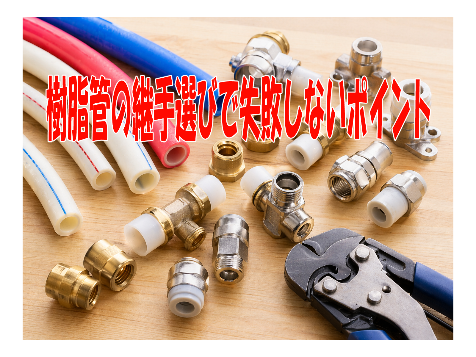 樹脂管の継手選びで失敗しないポイント