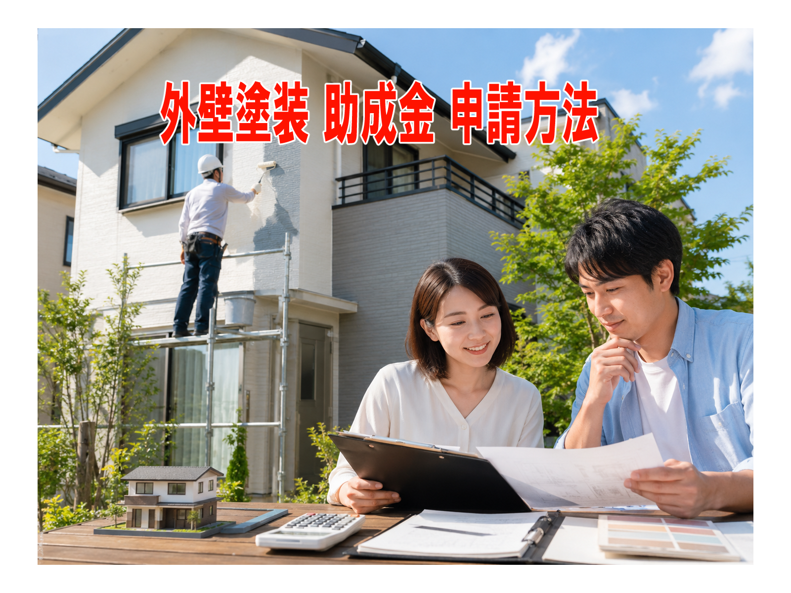 外壁塗装 助成金 申請方法