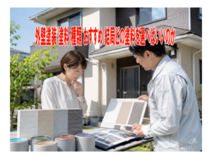 外壁塗装 塗料 種類 おすすめ 結局どの塗料を選べばいいのか