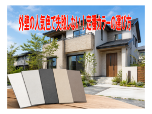 外壁の人気色で失敗しない!定番カラーの選び方