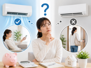 エアコンつけっぱなし電気代は本当に安い？